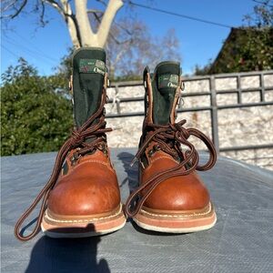 Orvis Men's Tan and Green fly fishing Boots